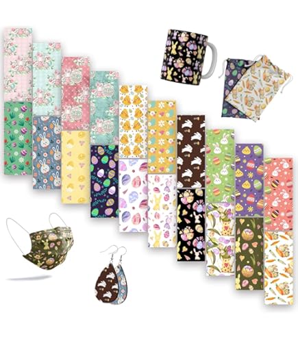 Fogli Di Trasferimento Inchiostro Sublimation - 10 Fogli 30,5x11,5cm Per Stampe Su Tazze E Magliette