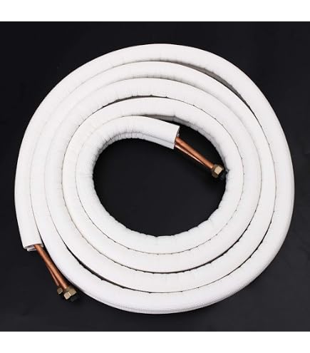 Tubo rame doppio isolamento 5 m 1/4'' x 3/8'' per aria condizionata