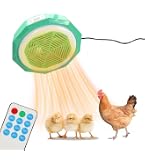 Lampada Riscaldante Per Pulcini 500W Con Termostato E Telecomando - 27-36°C Per Pollame