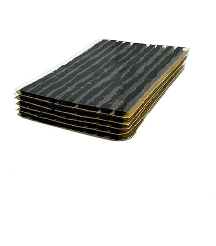 Reparatieset voor lekke banden, tubeless bandenreparatieset, reparatieset voor autobanden, 3,5 x 200 mm, rubberen bandenreparatiestroken voor bus-, vrachtwagen-, motorfiets-, zwart/50 stuks, populair