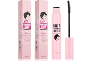 ALIIP Hairfeel Stick, 2 Piezas Barra de Cera, Cabello Líquido Roto para Peinar de Pequeños y Rotos, Palo de Acabado para Cabello Roto, Crema de Gel Estereotipos Transparente (15ML*2 - Embalaje Rosa)