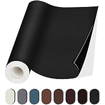 42 x 137 cm Adesivo in pelle artificiale PU, patch di riparazione in pelle impermeabile, pelle adesiva per tappezzeria (bianco