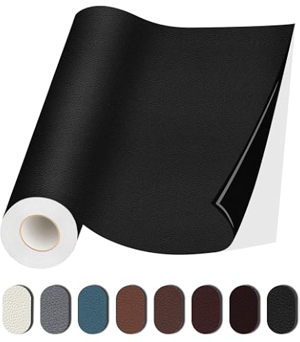 Chstarina 10 * 20cm Patch Autoadesiva per Riparazione in Pelle,10 Pezzi
