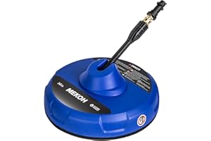 MEKOH Large Patio Cleaner Attachment for Karcher K2, K3, K4, K5, 31cm Rotary Surface Cleaner, Max. 180 bar, Karcher Pressure Washer Accessories for Wooden Decking, Brick Paving, Stone Floor Cleaning