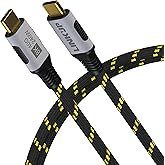 LINKUP - Cavo USB 4.0 240W 40Gbps Tipo-C Thunderbolt 4 [1,2m] Video 8K@60Hz Ricarica e dati rapida Rivestito resistente Compa