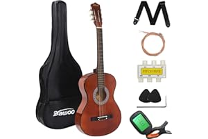 DAWOO 4/4 Size Acoustic Guitar -38 inch Classic Guitar,A Quality Choice for Beginners and Music Lovers.