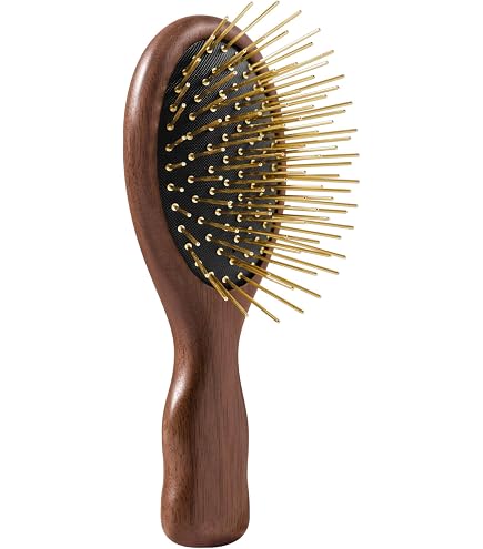 Snow Fox Skincare Gua Sha Hair Brush - Black Edition. Scalp