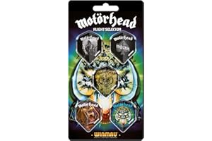 ‎WINMAU WINMAU - Dartflug Kollektionen - Dartflüge 5 Sets pro Packung (insgesamt 15 Stück) Extra dick 100 Mikron - Dartflüge in Standardform - Professionelles Dartzubehör