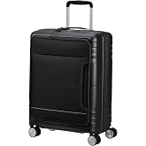 American Tourister Hello Cabin &ndash; Spinner S, Expandable Hand Luggage, 55 cm, 39/45 L, Black (Onyx Black)