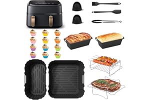 PARPAT Hot Air Fryer Accessory for Philips Dual Basket Airfryer 3000 Series 6L/3L