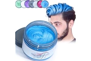 GOCBOBO Coloration Temporaire Cheveux Cire de Couleur Cheveux Lavable pour Cosplay Halloween Fêtes Cire Colorante Cheveux