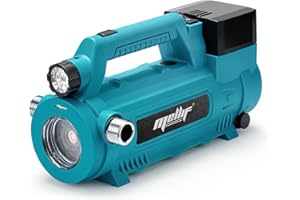 Mellif Pompe de transfert sans fil pour batterie Makita 18 V, pompe utilitaire électrique portable auto-amorçante pour jardin, jacuzzi, réservoir, piscine, aquariums (sans batterie, outil uniquement)