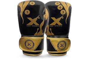 Xn8 Sports Kids Boxing Gloves 4oz & 6oz – Training & Sparring Gloves for Punch Bag, Kickboxing, Muay Thai & MMA – Boys & Girls Junior Punching Gloves with Multi-Layer Padding