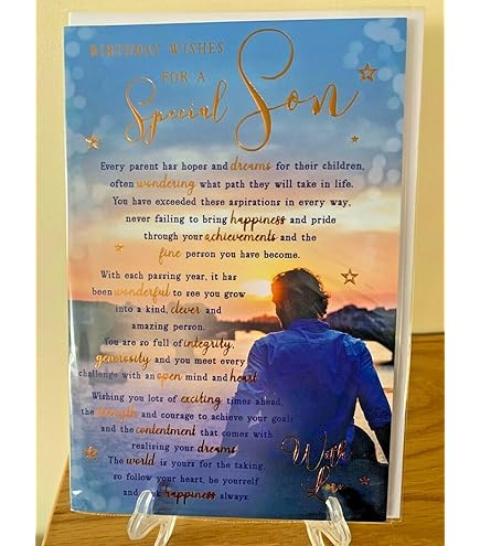 The Bond Between Mother And Son Lasts A Lifetime" - Blue Mountain Arts