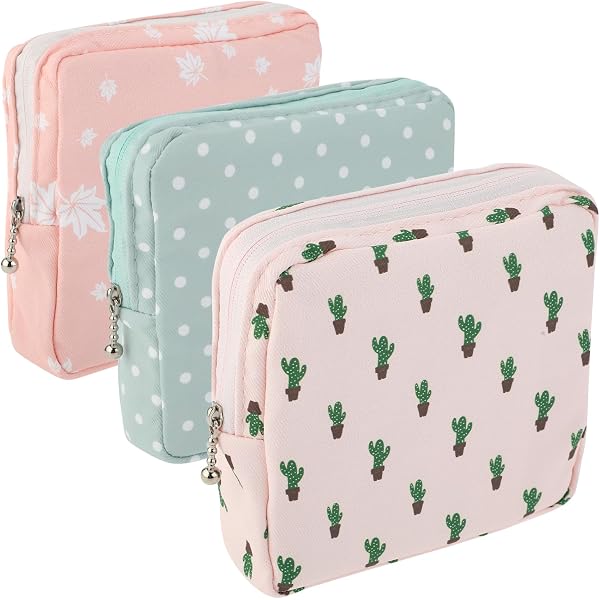 Borsa impermeabile per le mestruazioni, borsa portatile per assorbenti mestruali, organizer per tamponi mestruali, borsa organizer per adolescenti e ragazze, con cerniera, borsa per assorbenti Borsa impermeabile per le mestruazioni, borsa portatile per assorbenti mestruali, organizer per tamponi mestruali, borsa organizer per adolescenti e ragazze, con cerniera, borsa per assorbenti