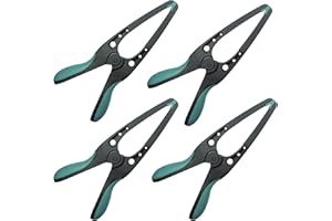 wolfcraft 4 morsetti a molla con bracci appuntiti PRO 70 I 8643000 I Morsetto di precisione per un'accuratezza millimetrica - ideale per progetti di bricolage e modellismo