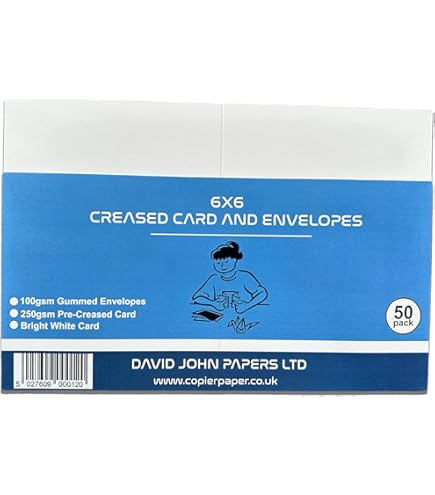 Dove White Square Envelopes: 135gsm Textured Wedding Invitation (155x155mm) - Canada - View #3