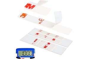 ‎YOUR DAY MATE Ersatz Klebepads Set, 2 Sets, kompatibel mit Needit Park Micro elektronische Parkscheibe, doppelseitiger Spezialkleber für Windschutzscheibe, Kleber Pads Parkuhr, Klebesticker Glas Kit Parking Disc