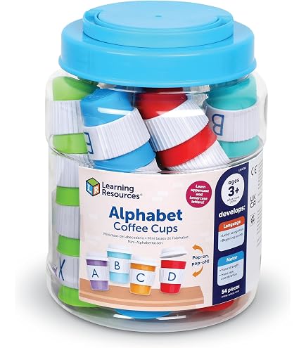 Learning Resources Zahlen-Cupcakes – Lernspielzeug Ab 18 Monate, Farbenfrohe Cupcakes Mit Zahlenkerzen, In Box