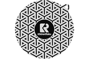 KitchenRaku 1 pezzo di protezione per induzione, per cooktop a induzione, magnetico, protezione antigraffio (magnetica), per induzione, tappetini in silicone multifunzionali, 20cm