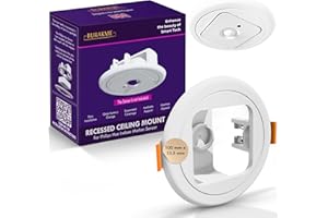 BURAKME Soporte de Montaje Empotrado para Sensor de Movimiento Philips Hue: Mejora la Detección, Compatible con Sensor Hue V1 y V2, Fácil Instalación en el Hogar.
