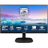 Philips 273V7QDAB - 27 Inch FHD Monitor, 75Hz, 4ms, IPS, Speakers , Smart Image, Narrow Border, LowBlue Mode (1920 x 1080, 25