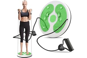 FEIFUNS Waist Whisper Waist Sculptor Machine Twister, Body Shaping Waist Twisting Disc for Women - Cardio Exercise & Loss Weight Balance Board Perfect for Home, Gym,Office Workout