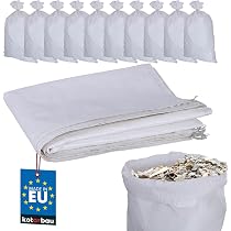 Big Bag Lot De 2 – Sacs Gravats 1000 Kg – Polypropylène Renforcé – 4 Poignées Levage – Pour Chantier, Jardin, Déchets