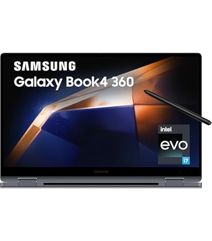 Samsung Galaxy Book4 360 (Gray, 16GB RAM, 512GB SSD)| 15.6