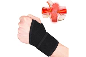 KIORZIESK 2 Pezzi Polsiera Protettiva Bretelle Polso Fasce Da Polso Polsiere Palestra Proffessionali Polsiera Ortopedica Elastica Disegno Unisex Taglia Unica