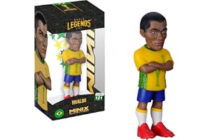 MINIX – Fotboll Legends – världsmästerskap av legender #121 – Brasilien – Rivaldo – samlarfigur 12 cm