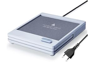 JICHENFANG Réchaud à café et Chauffe-Tasse pour Le Bureau à Domicile Tasse électrique Plaque chauffante à Boissons ， Plaque chauffante à café avec arrêt (Grey)