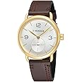 FORSINING Men's Mechanical Hand-Wind Analog Sport Style Wristwatch with Leather Strap