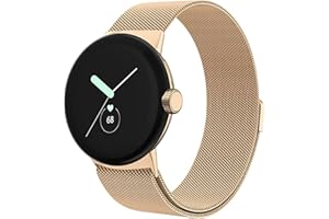Lebensstyle Pasek do zegarka Google Pixel Watch stal szlachetna zapięcie magnetyczne pasek zapasowy pasek smartwatch akcesoria