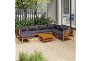 Festnight Lounge Gartenmöbel Set Holz Loungemöbel Terrasse Gartenlounge Sofa Outdoor Gartensofa Terrassenmöbel Sitzgarnitur Sitzgruppe Garten