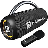 Portronics 25W Apollo 20 Wireless Bluetooth Portable Speaker with Dual ...