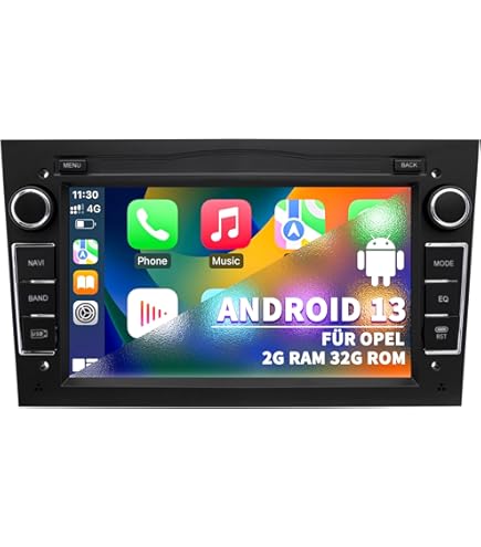 Erisin 8 Kern 4+ 64GB Android 14 Autoradio Für Ope Produktbild-Vorschau 9
