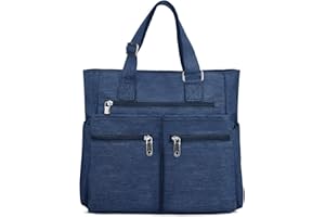 VOLGANIK ROCK Laptop Bag Large Tote Bags 15.6" Waterproof Shoulder Bag for Work School Business Handbag