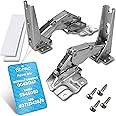 DL-pro - Door Hinge - Fits Bosch Siemens Neff Constructa Balay Fridge - 481147 - For Miele - 5546050 - For AEG Electrolux - 407131425/8
