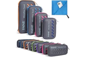 BAGAIL BASICS BAGAIL Asciugamano da Viaggio in Microfibra, Asciugamano da Bagno e Telo Mare, Asciugatura Rapida - Super Assorbente - Ultra Compatto, Ottimo per Sport, Palestra, Yoga e Zaino in Spalla