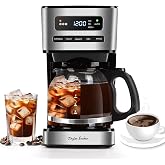 Taylor Swoden Drip Coffee Maker 1.8L, Iced Coffee Mode, Programmable, Timer | 900W, 3 Concentration Levels, 12-15 Cups Borosi