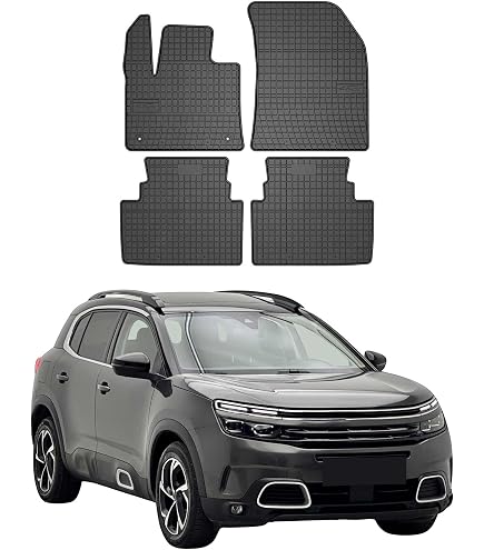 Protection Habitacle Voiture Italienne Tapis Auto Sur Mesure Pour Citroën C5 Aircross (2019-2024) - Moquette Antidérapante Luxe - Kit Complet Avant Arrière Tappeti Per Macchina Protection Habitacle Voiture Italienne Tapis Auto Sur Mesure Pour Citroën C5 Aircross (2019-2024) - Moquette Antidérapante Luxe - Kit Complet Avant Arrière Tappeti Per Macchina
