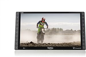 XORO PTL 1450 35.5 cm (14 Inch) Portable DVB-T/T2 TV (Freenet TV for Private Transmitters, 12-24V Car Charger, Built-in Battery, HDMI IN, Antenna) Grey