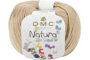 DMC - Natura - Pelote de fil à tricoter et à crocheter | 100% coton - Idéal pour déco et vêtements | 50 g- 155 m | 65 coloris