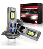 Ampoule H7 LED AUXIRACER - 100W 25000LM Blanc Froid - Ventilateur Turbo Silencieux - Conversion Feux Voiture