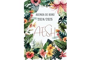 Agenda de Bord AESH 2024 2025: Organiseur Semainier 2024-2025 AESH | Planificateur avec 45 Fiches de suivi des élèves en situation de handicap | Format A4.