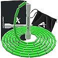 Athverv Freestyle Beaded Jump Rope, Skipping Rope for Tricks and Releases (Green)