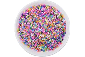 HOTADEN 20g Sprinkles pour Slime Filler Addition Accessoires d'argile Fluffy Slime Fournitures Perles gâteau Dessert Boue Jouets Kit