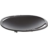 Lava D&ouml;k&uuml;m Kavurma Tavası, Metal Kulplu, 28cm, Siyah