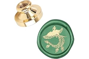 craspire Wax Seal Stempelkopf Phoenix Abnehmbare Versiegelung Messing Stempelkopf Für Kreative Geschenkumschläge Einladungskarten Dekoration